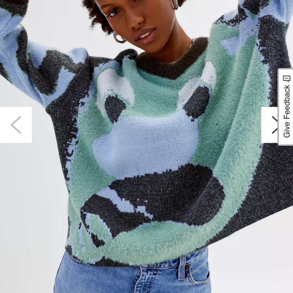 Urban Outfitters BDG Asher Jacquard Pullover Sweater